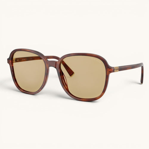 Myu Myu Retro Oversize Tortoise - Vichyluxury