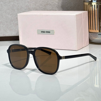 Myu Myu Retro Oversize Tortoise - Vichyluxury