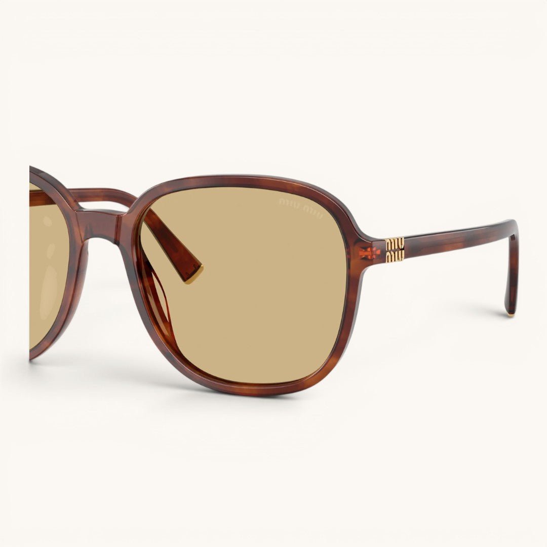 Myu Myu Retro Oversize Tortoise - Vichyluxury