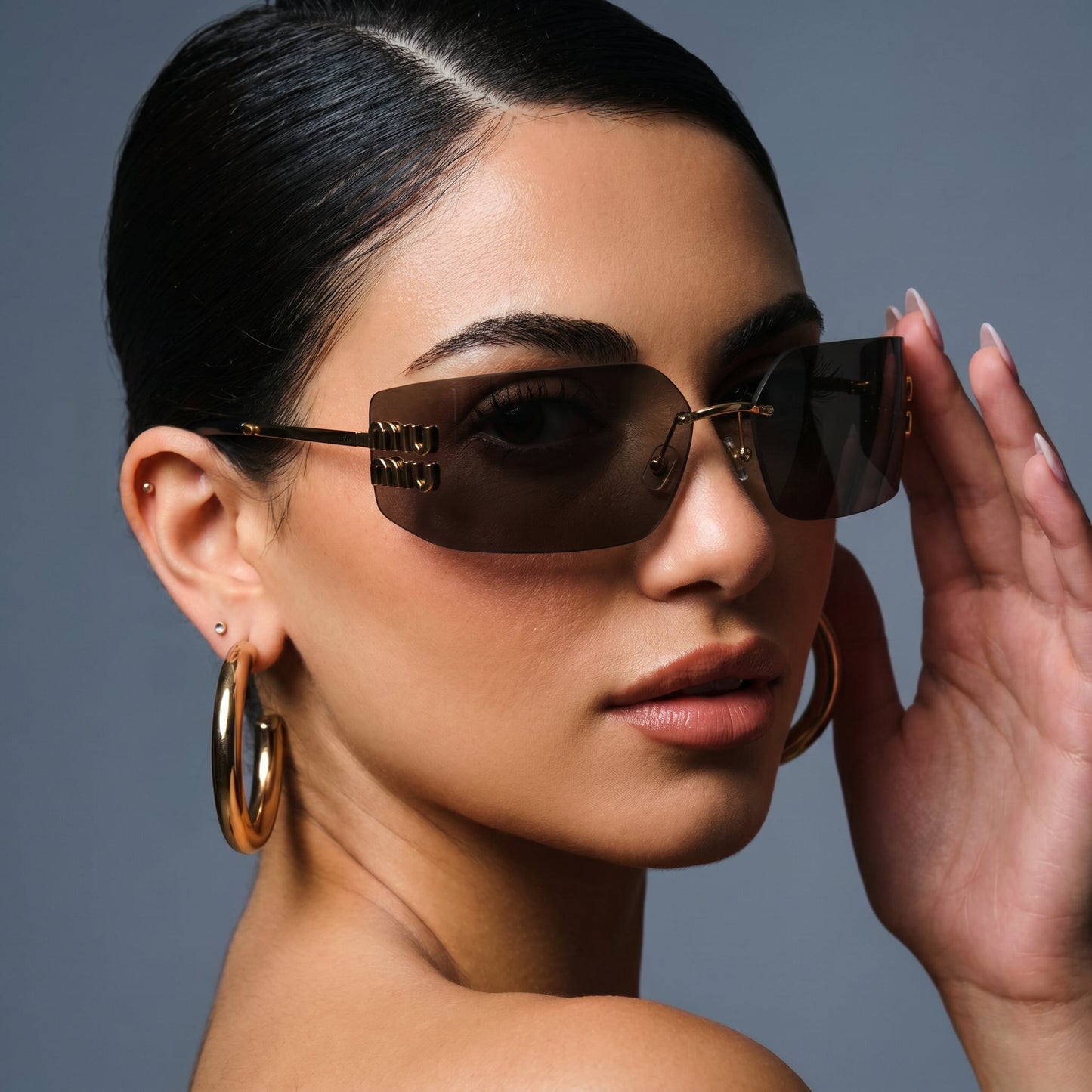 Myu Myu Rimless Icon - Vichyluxury