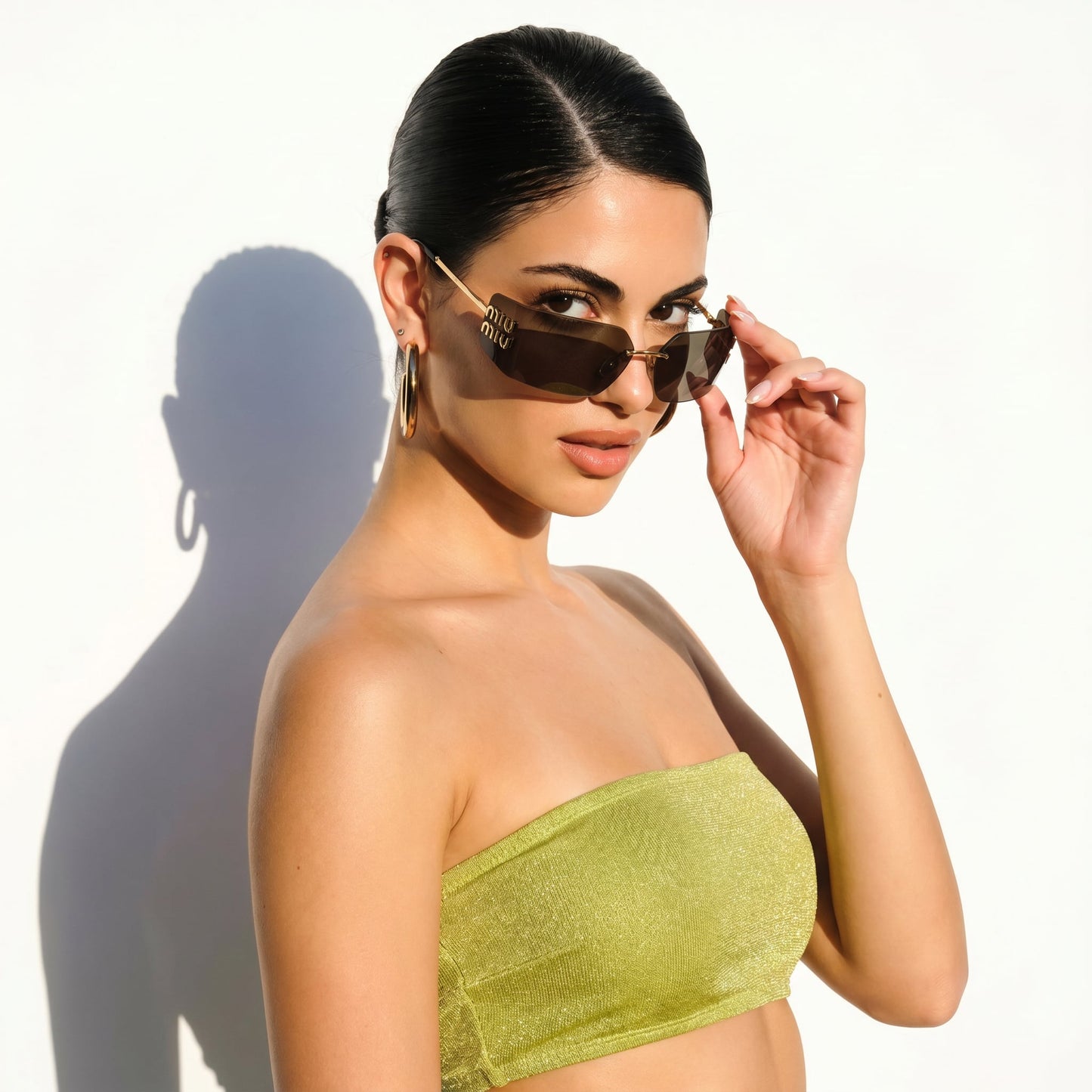 Myu Myu Rimless Icon - Vichyluxury