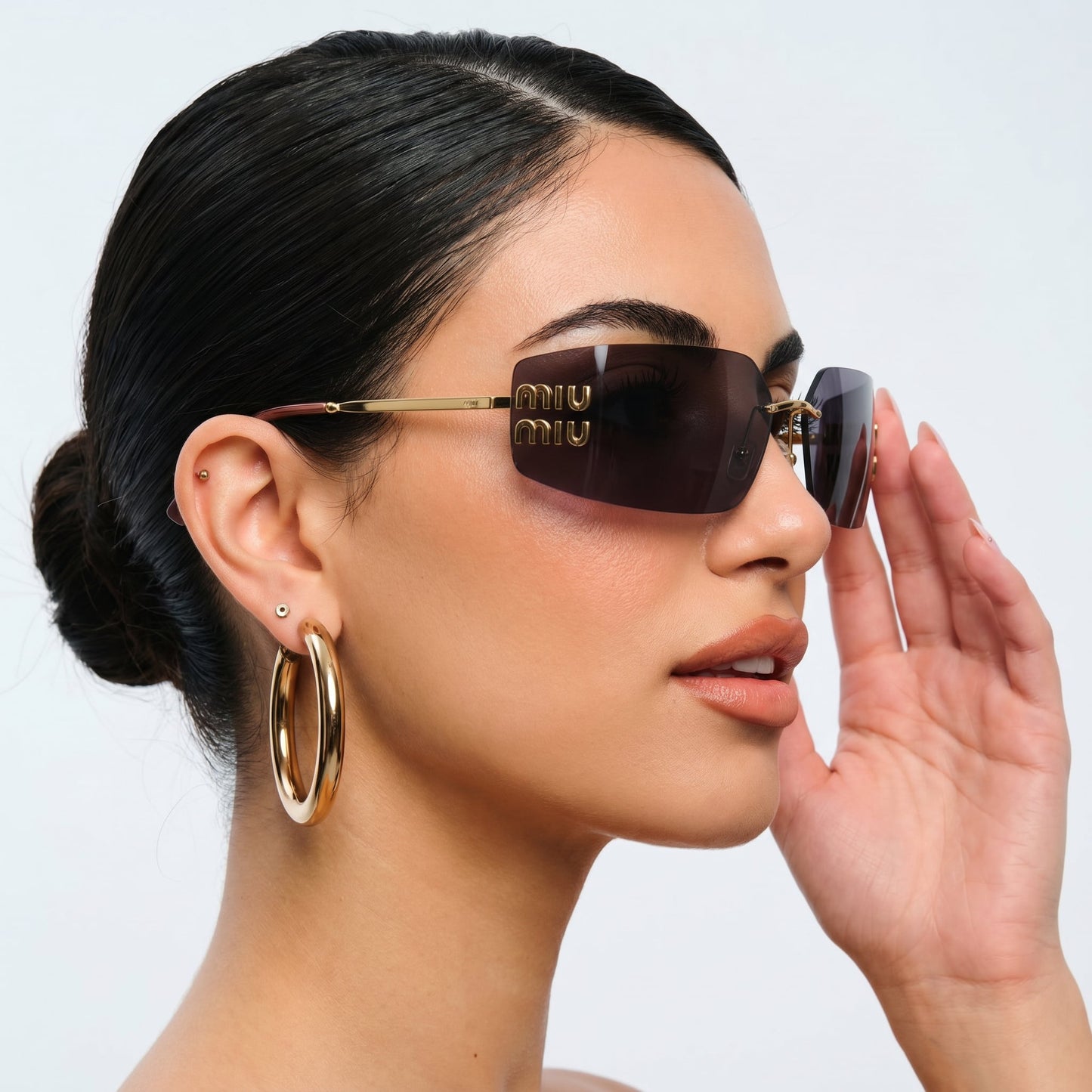 Myu Myu Rimless Icon - Vichyluxury