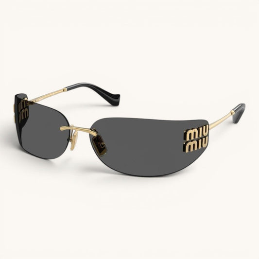 Myu Myu Rimless Noir - Vichyluxury