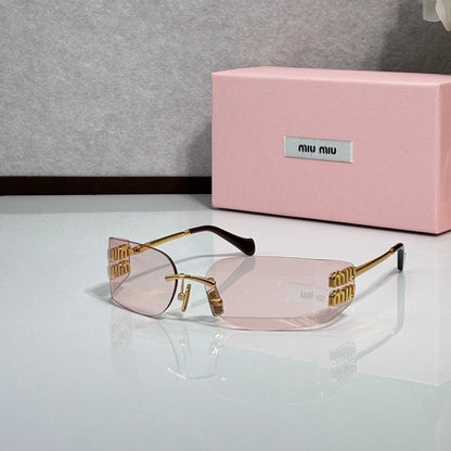 Myu Myu Rimless Noir - Vichyluxury