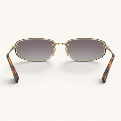 Myu Myu Rimless Shield - Vichyluxury