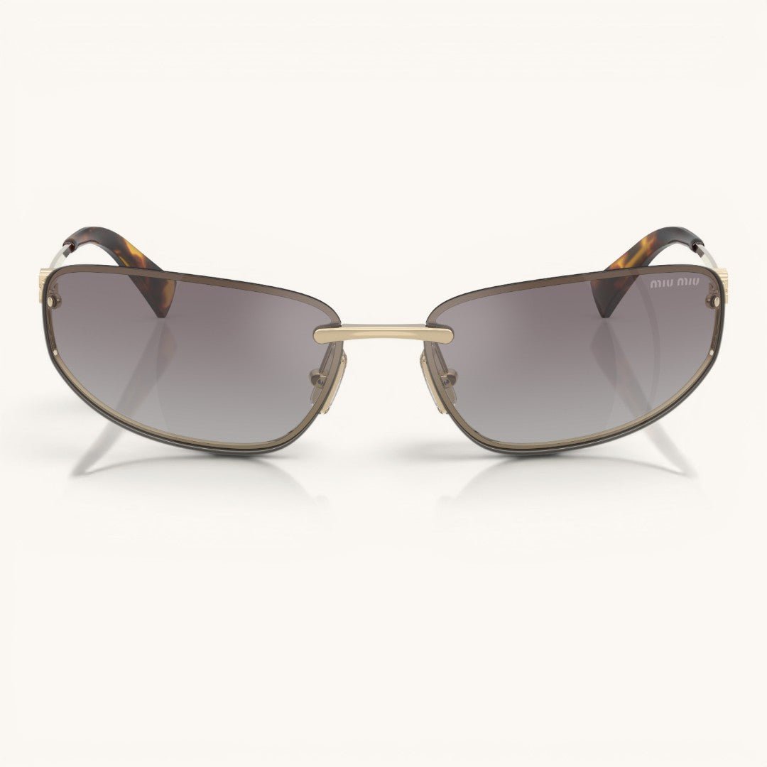 Myu Myu Rimless Shield - Vichyluxury