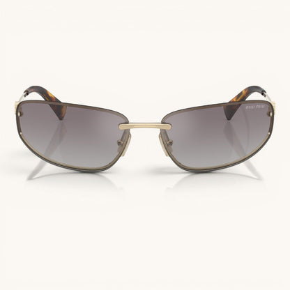 Myu Myu Rimless Shield - Vichyluxury