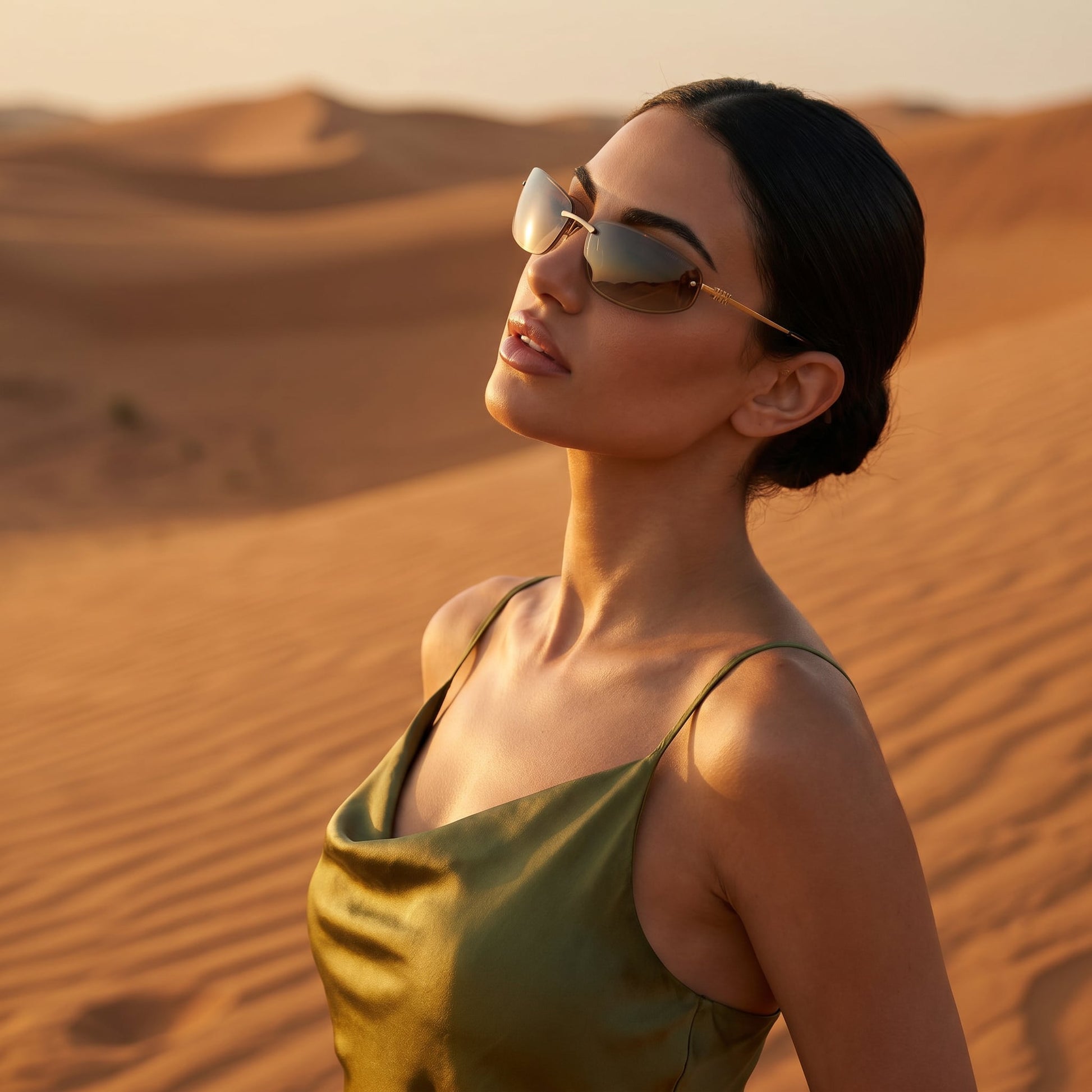 Myu Myu Rimless Shield - Vichyluxury