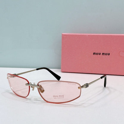 Myu Myu Rimless Shield - Vichyluxury