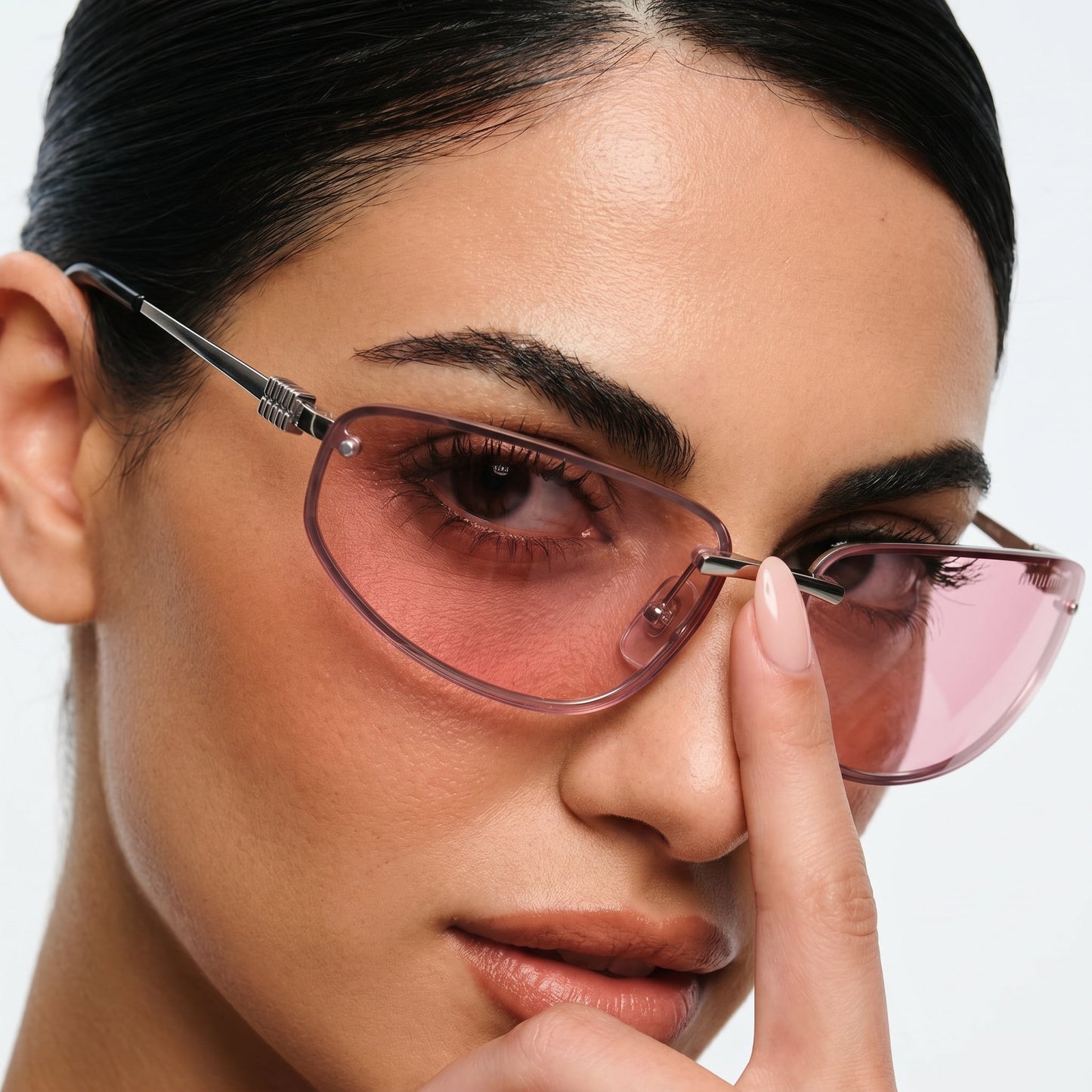 Myu Myu Rimless Shield - Vichyluxury