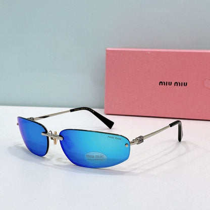 Myu Myu Rimless Shield - Vichyluxury