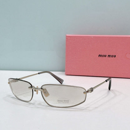 Myu Myu Rimless Shield - Vichyluxury