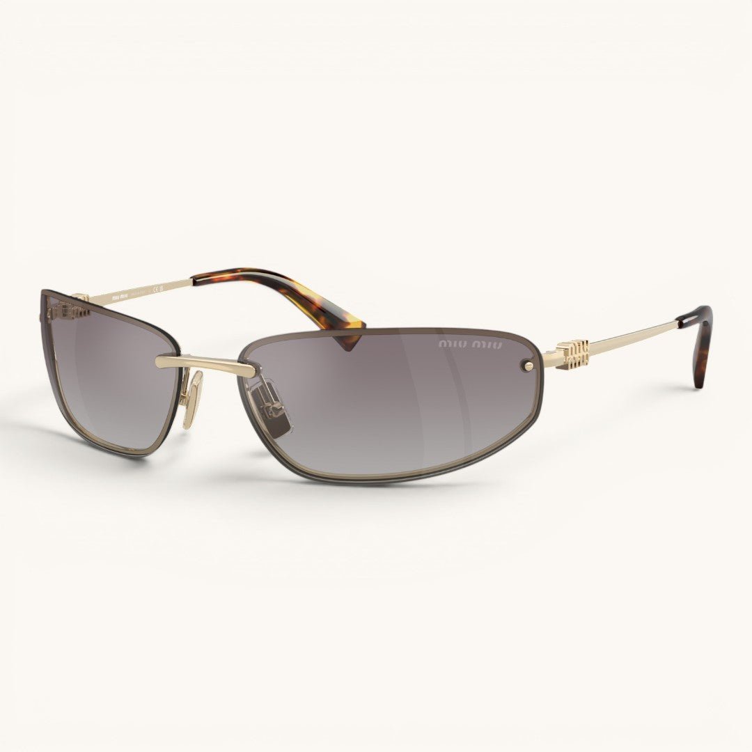 Myu Myu Rimless Shield - Vichyluxury