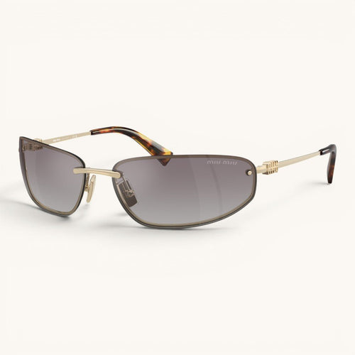 Myu Myu Rimless Shield - Vichyluxury
