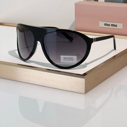 Myu Myu Shield Aviator - Vichyluxury