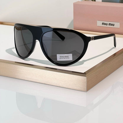 Myu Myu Shield Aviator - Vichyluxury