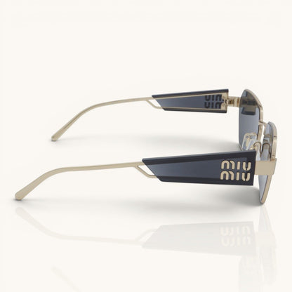 Myu Myu Tortoise Oval - Vichyluxury