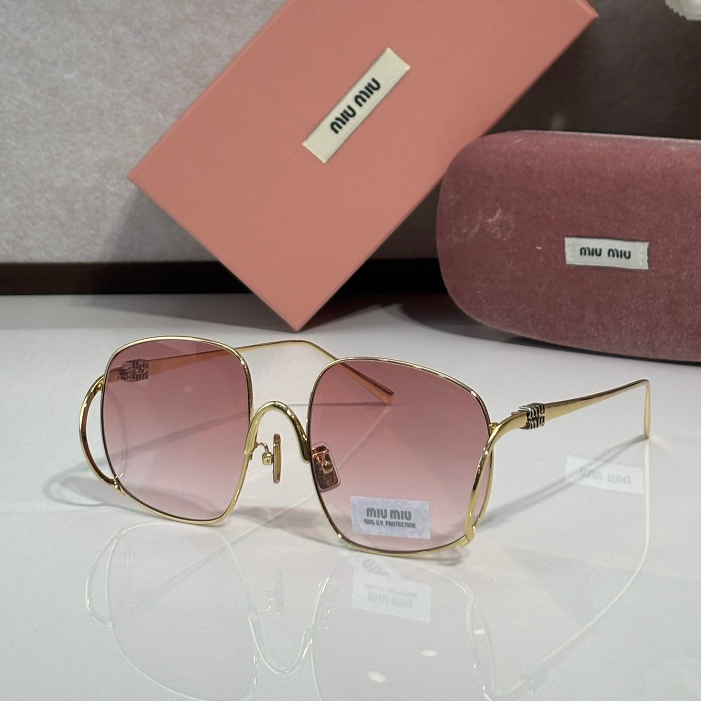 Myu Myu Volute Butterfly - Vichyluxury