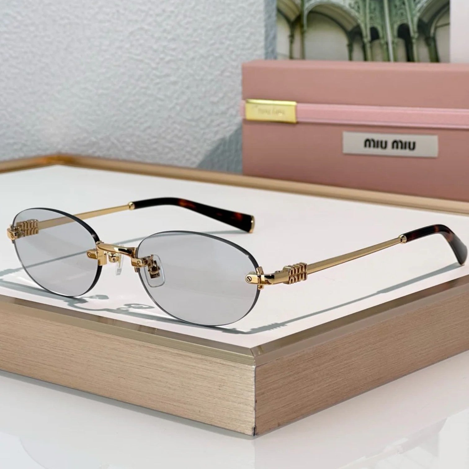 MyuMyu Rimless - Vichyluxury