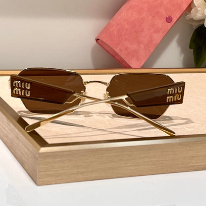 Myu Myu Tortoise Oval
