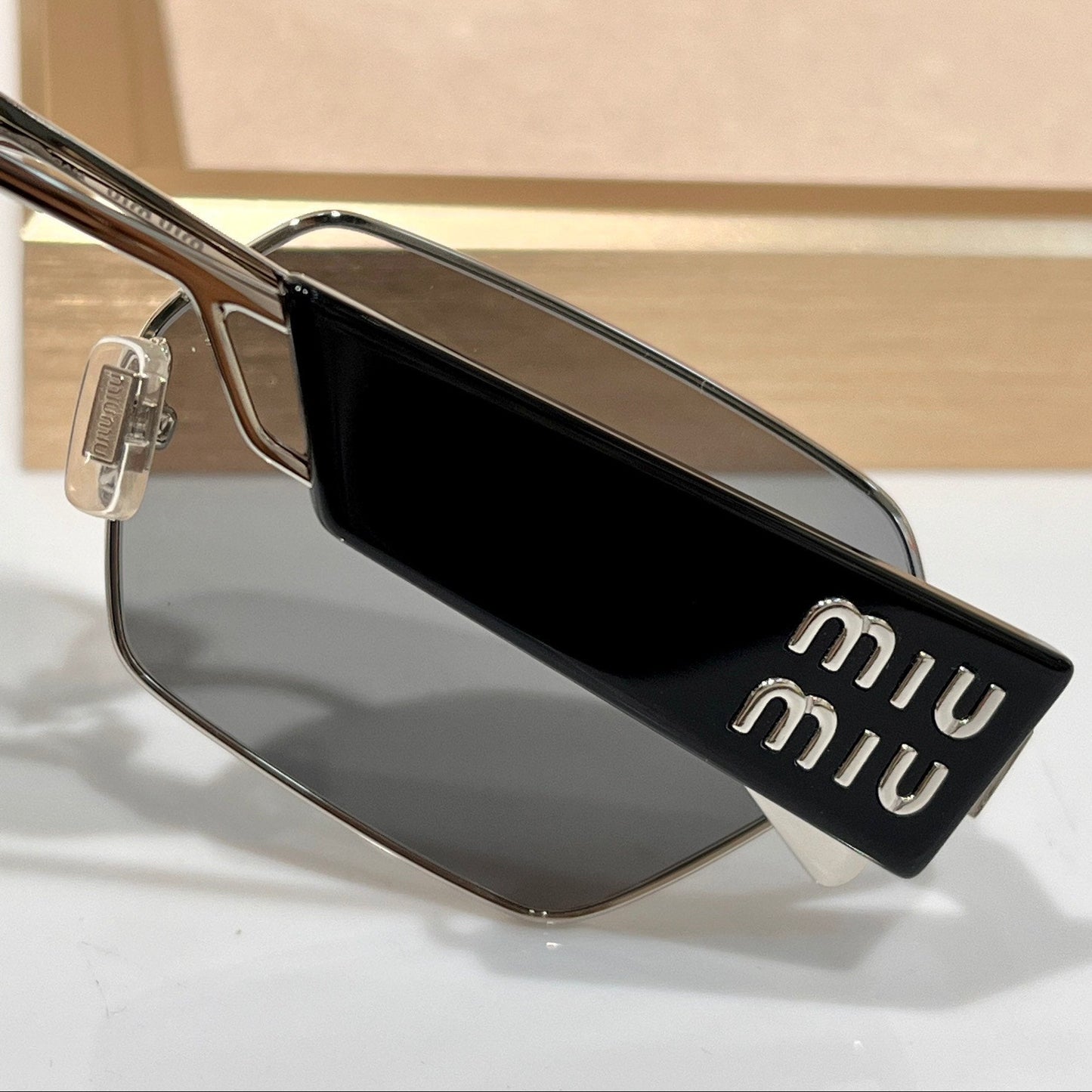 Myu Myu Tortoise Oval