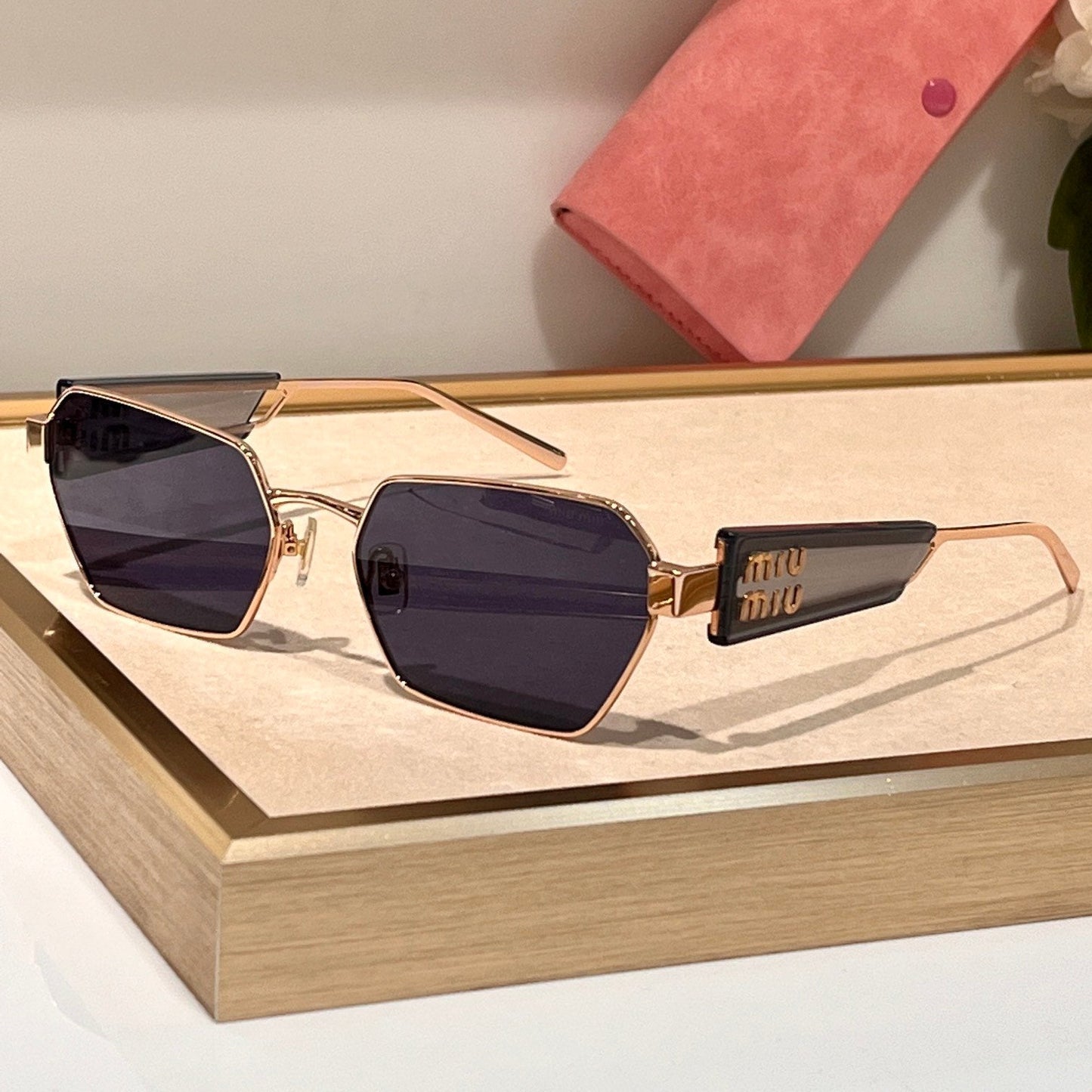 Myu Myu Tortoise Oval