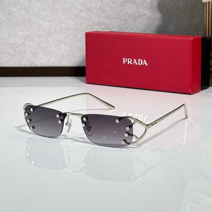 Prad Rimless Studded - Vichyluxury