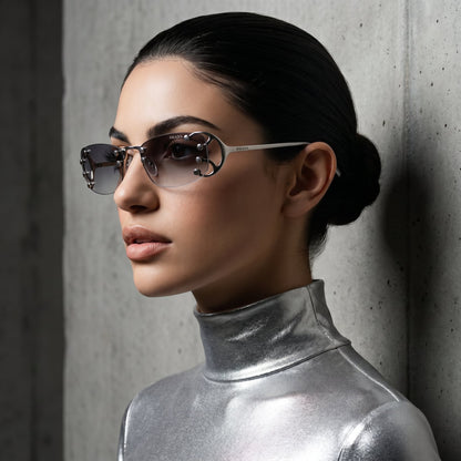 Prad Rimless Studded - Vichyluxury