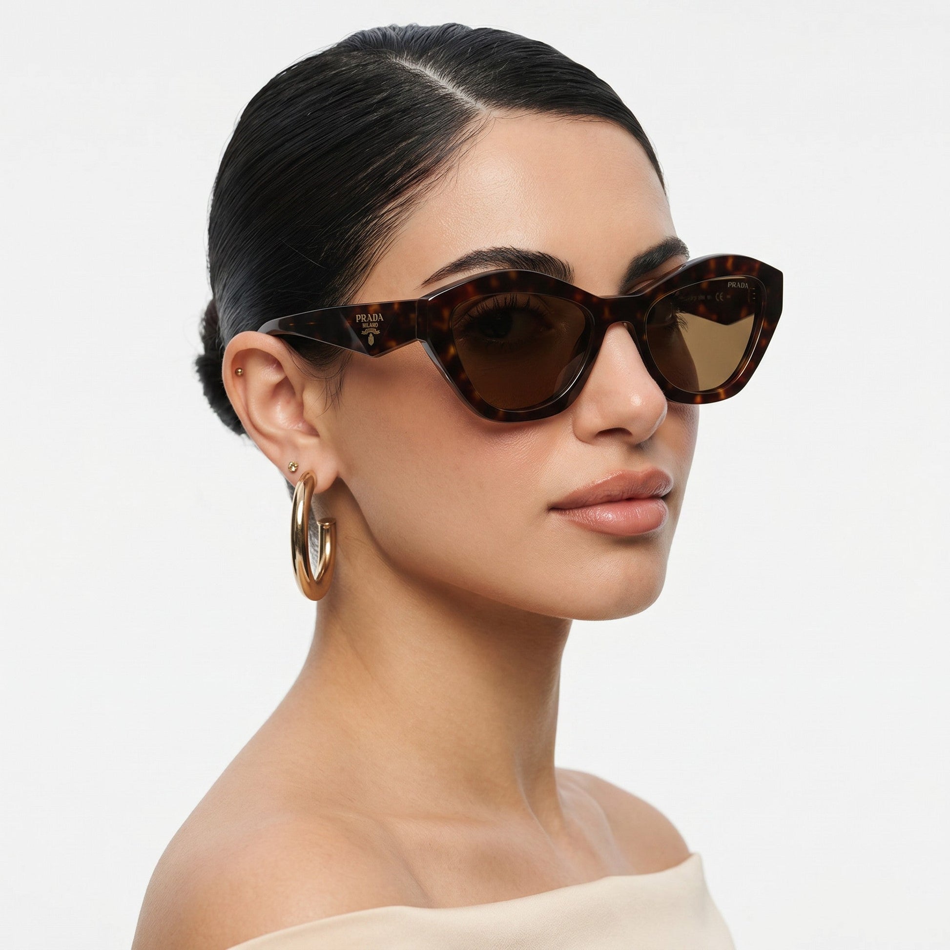 Prad Symbole Cat - Eye Noir - Vichyluxury