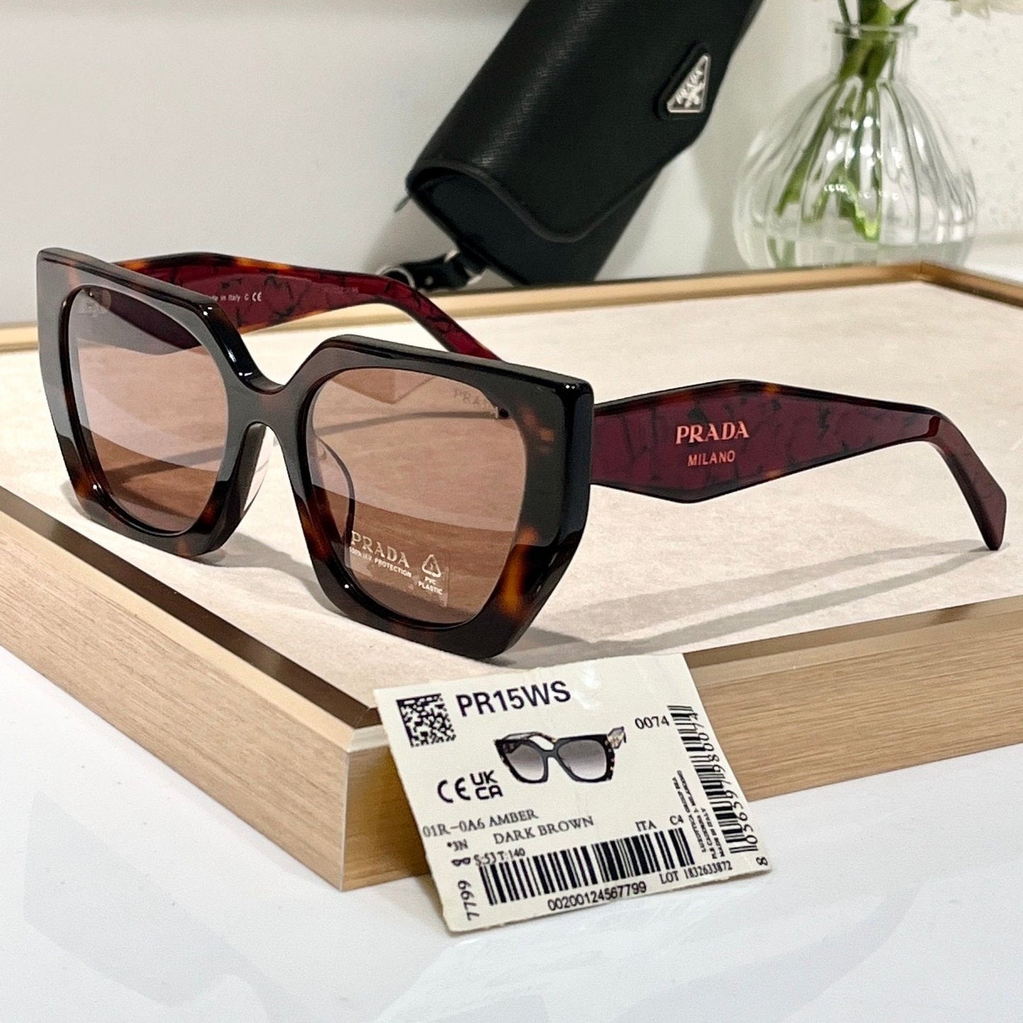 Prad Symbole Havana Burgundy - Vichyluxury