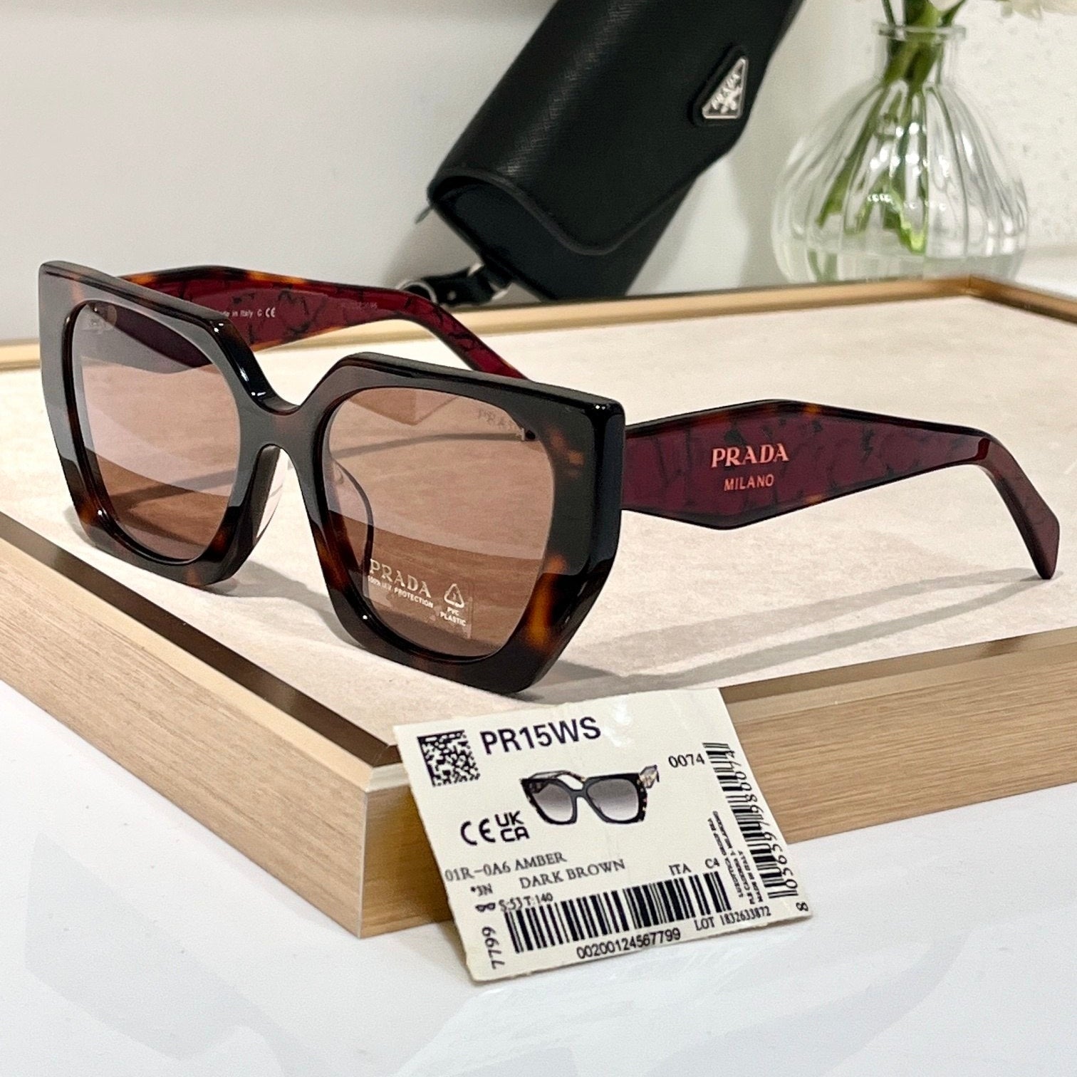 Prad Symbole Havana Burgundy - Vichyluxury