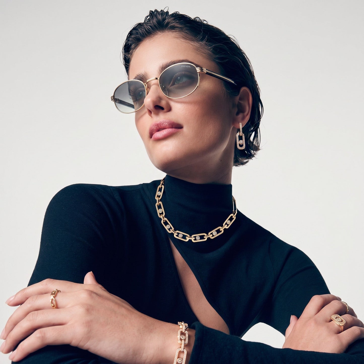 Prad Vintage Metal Oval - Vichyluxury