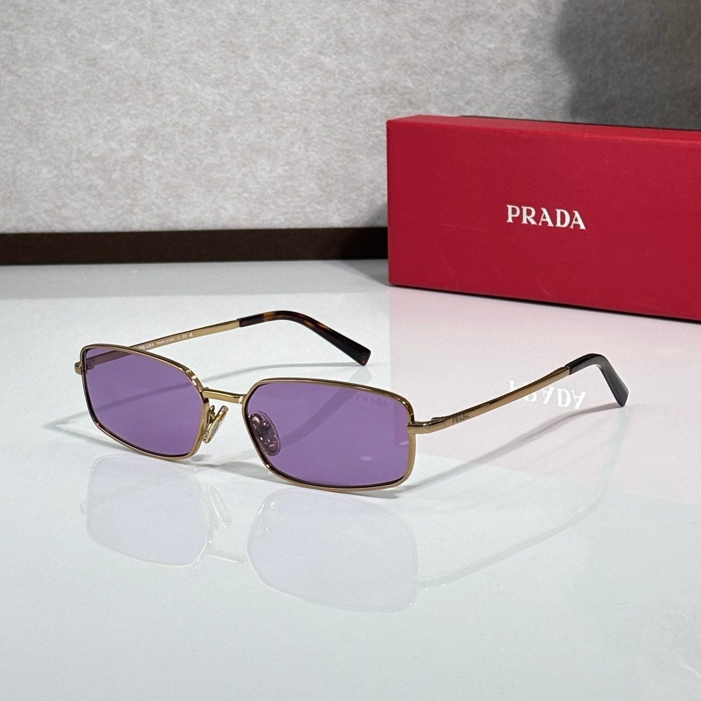 Prad Vintage Metal Rectangle - Vichyluxury