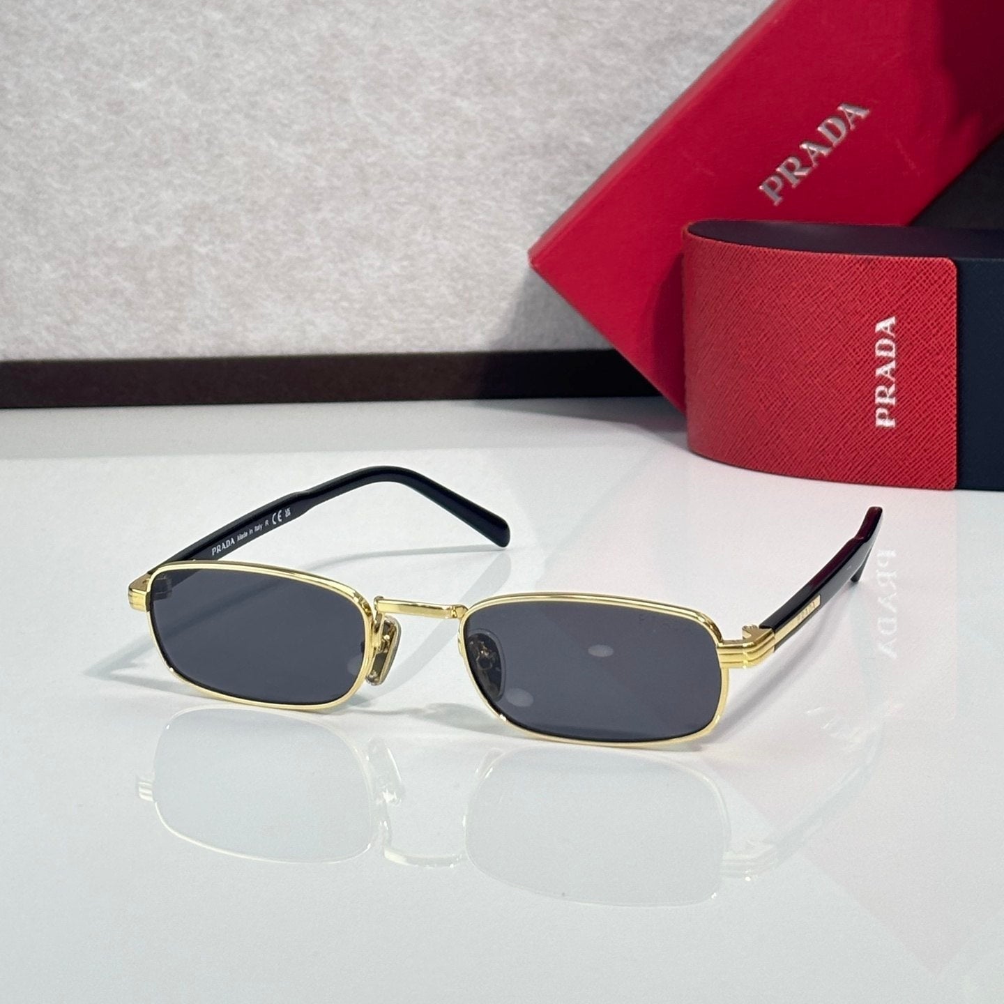 Prad Vintage Metal Rectangle - Vichyluxury