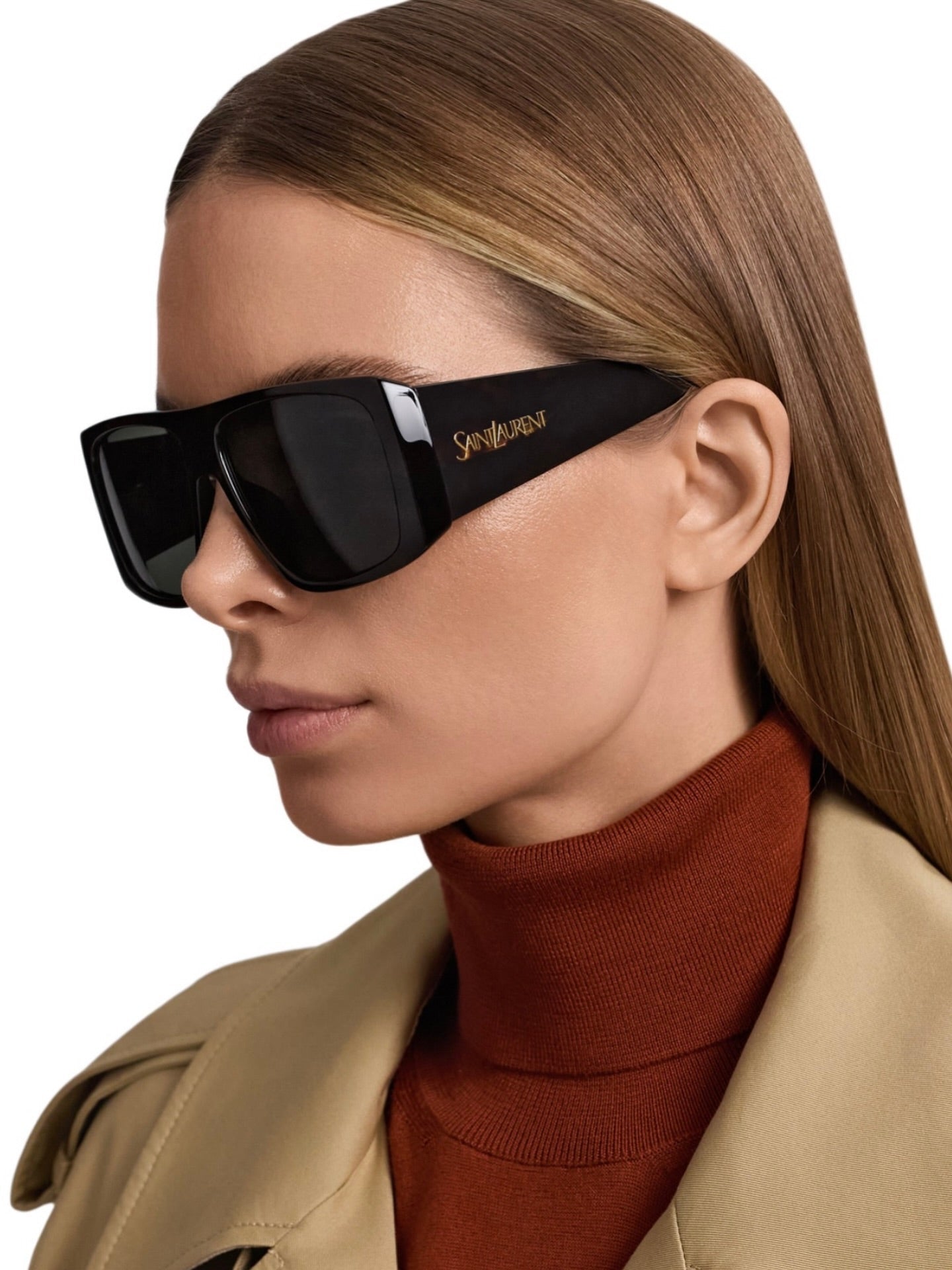 Sain Lauren Bold Shield - Vichyluxury