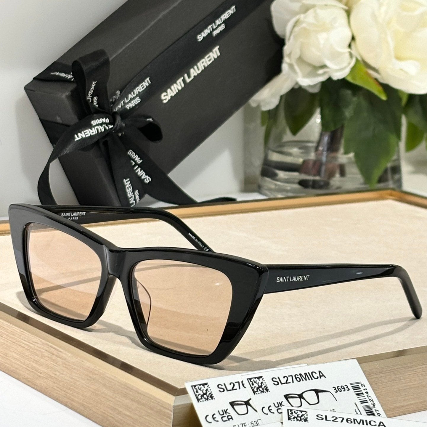 Sain Lauren Mica Noir - Vichyluxury