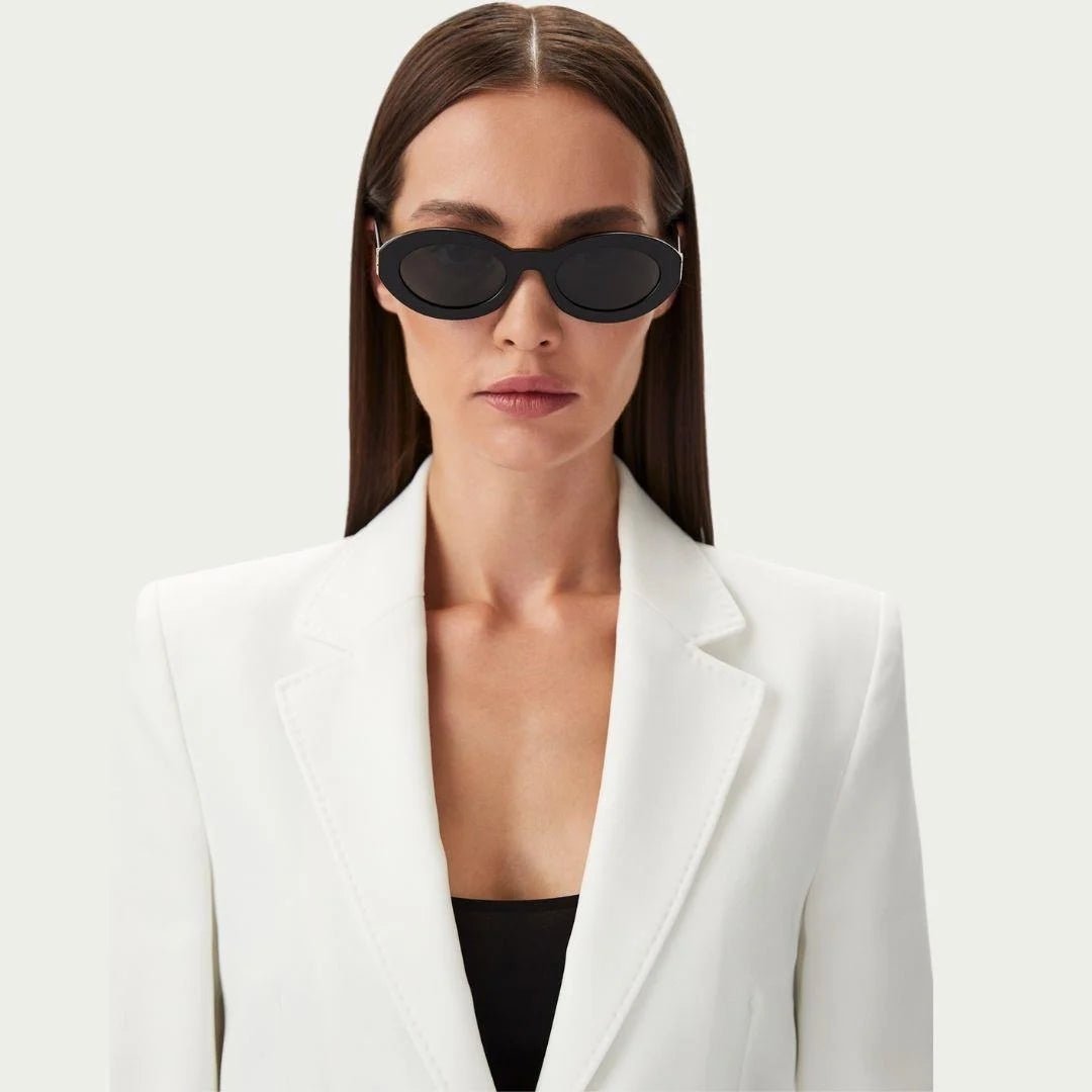 Sain Lauren Retro Oval Havana - Vichyluxury