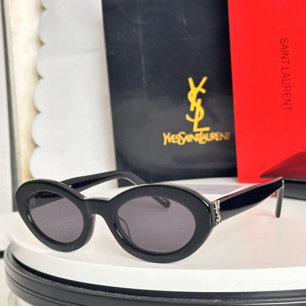 Sain Lauren Retro Oval Havana - Vichyluxury