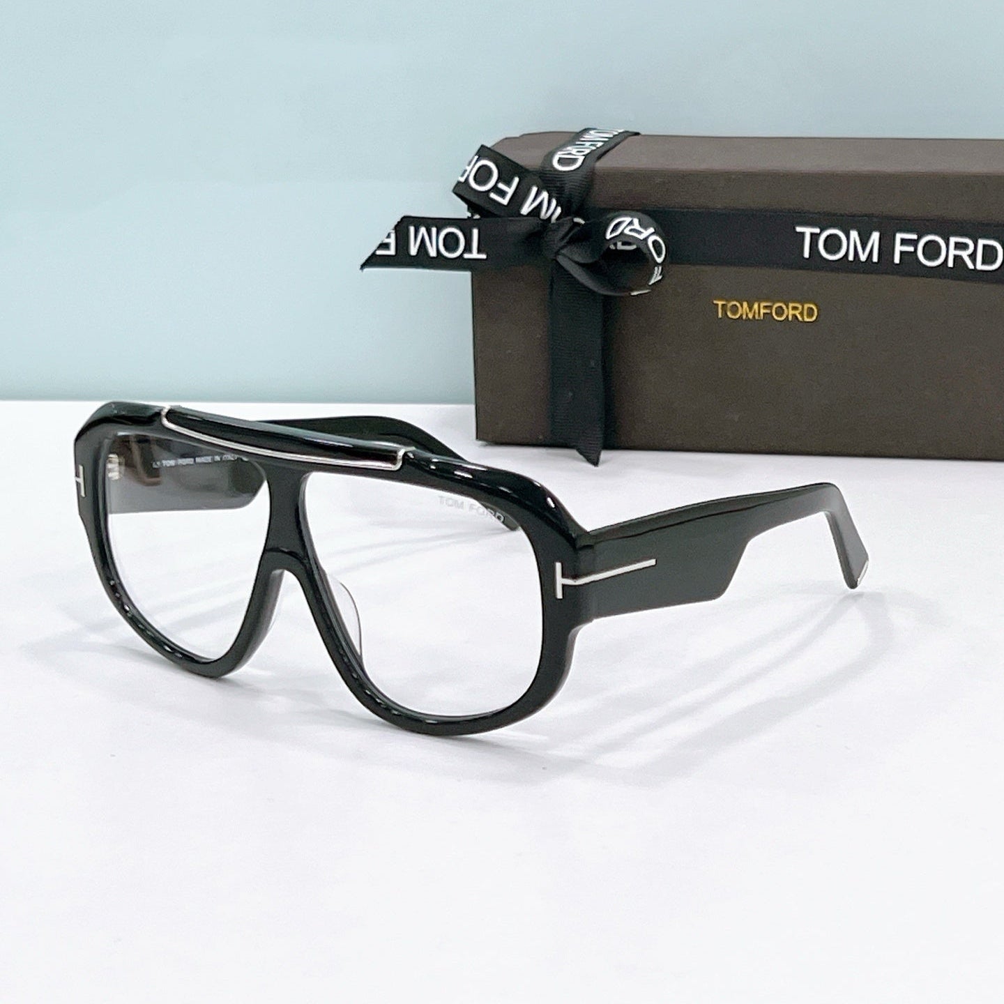Tom Bold Shield Aviator - Vichyluxury