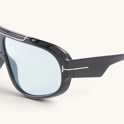 Tom Bold Shield Aviator - Vichyluxury