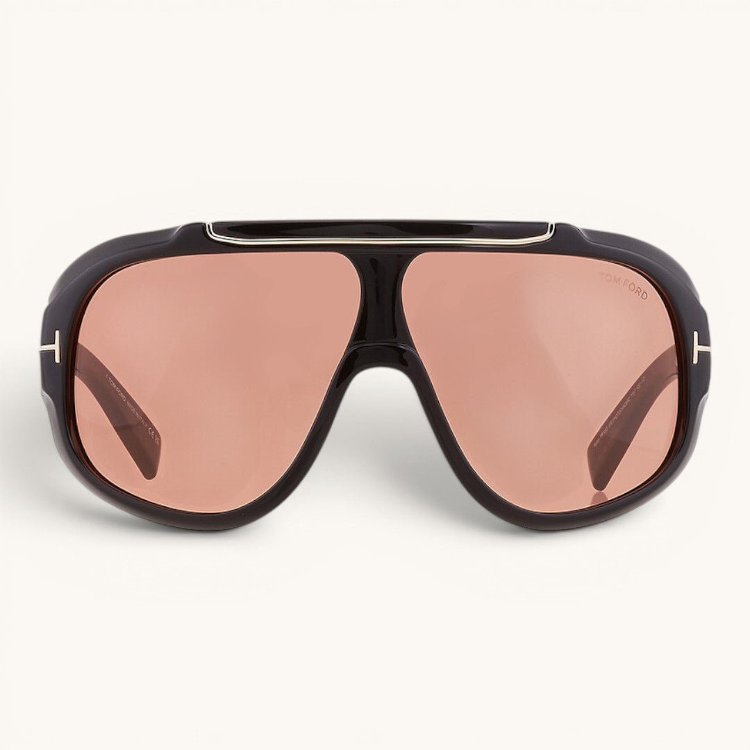 Tom Bold Shield Aviator - Vichyluxury