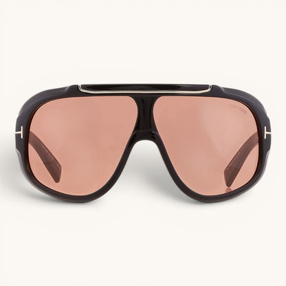 Tom Bold Shield Aviator - Vichyluxury